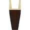 Ekena Millwork 3-Sided (U-beam) Riverwood Endurathane Faux Wood Ceiling Beam, Premium Hickory, 6"W x 10"H  x 22'L BMRW3C0060X100X264ZH - alternate 2